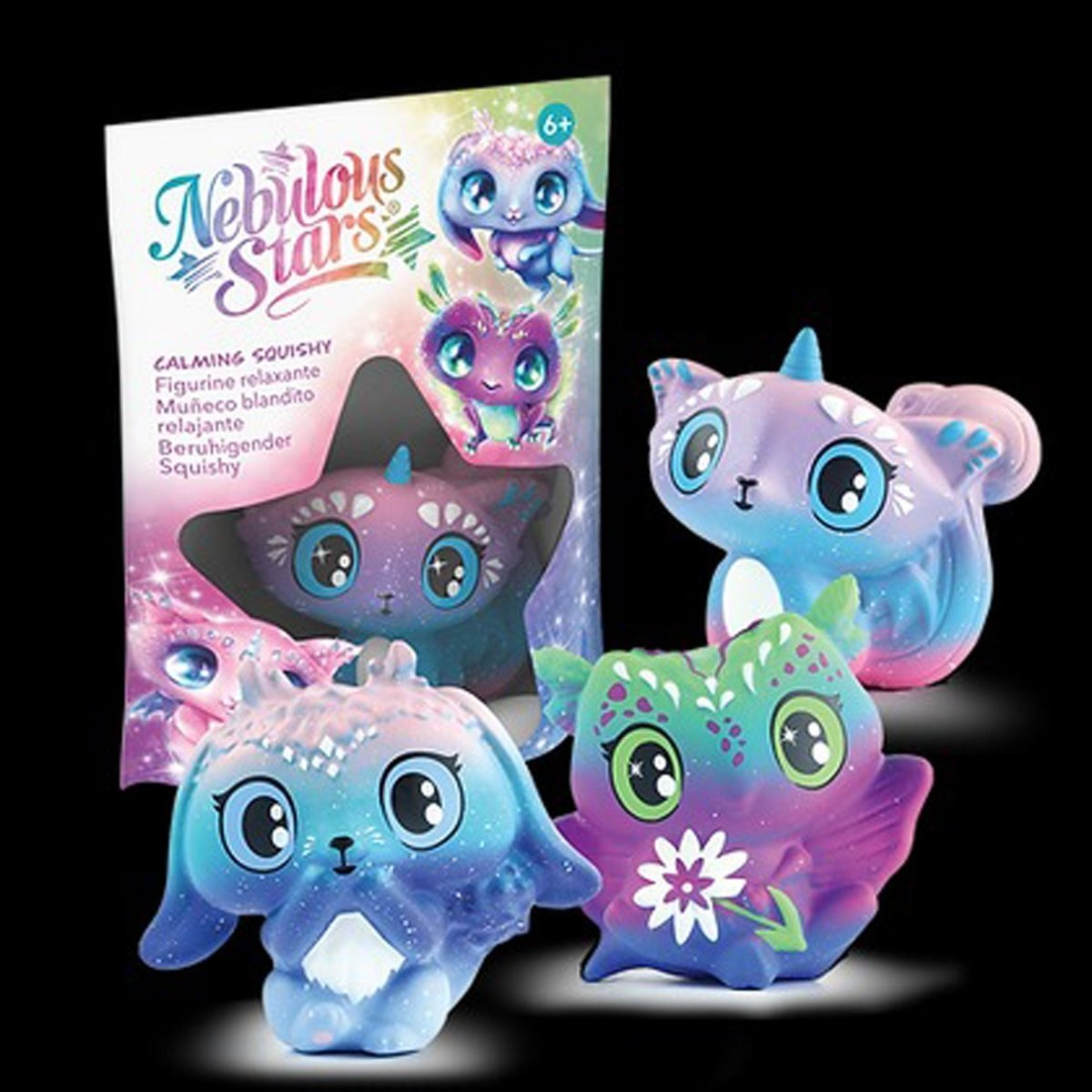 LES ÉDITIONS GLADIUS INT.INC. Toys & Games Nebulous Stars Calming Squishy, Assortment, 1 Count 694704114660