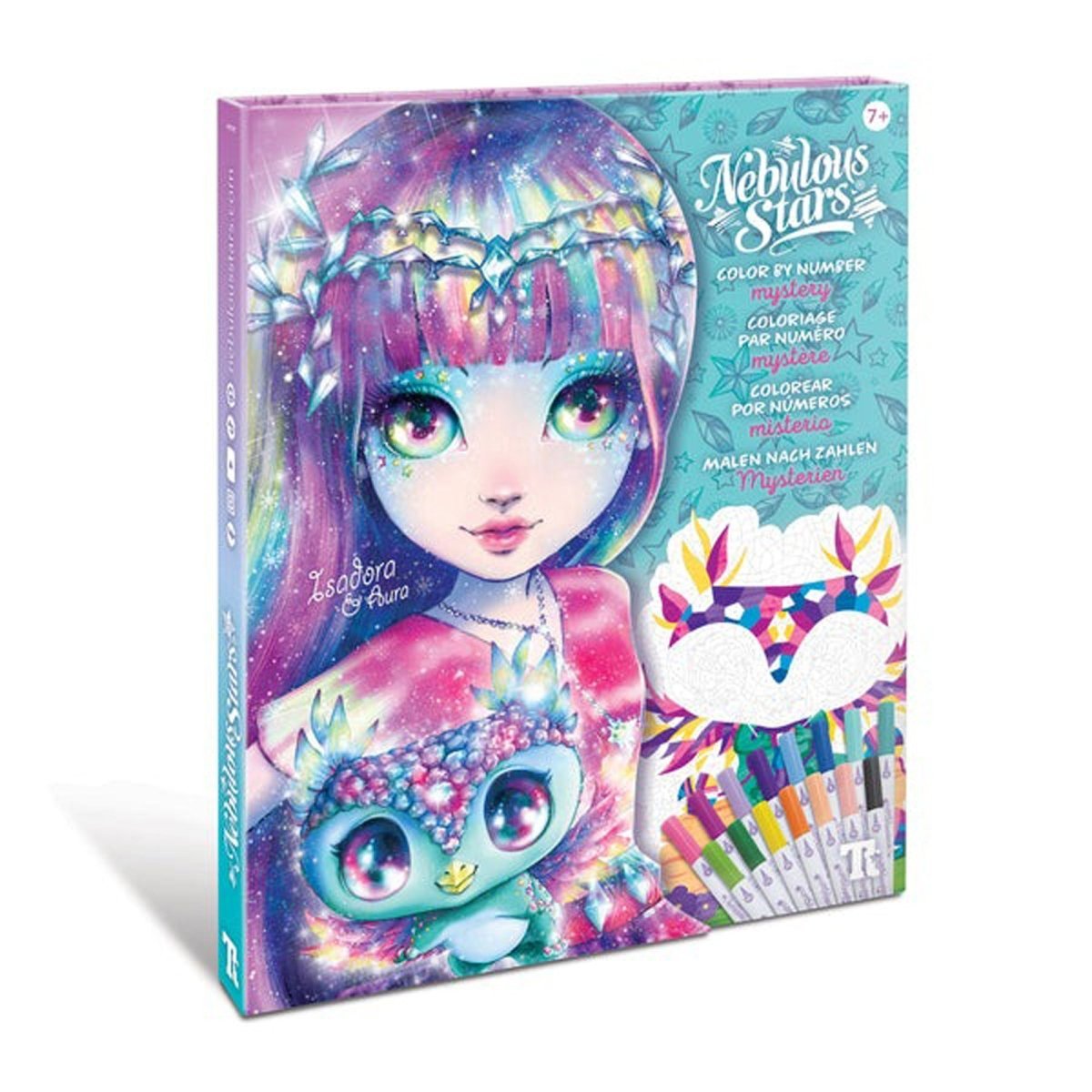 LES ÉDITIONS GLADIUS INT.INC. Toys & Games Nebulous Stars Color by Number, 1 Count 694704113823