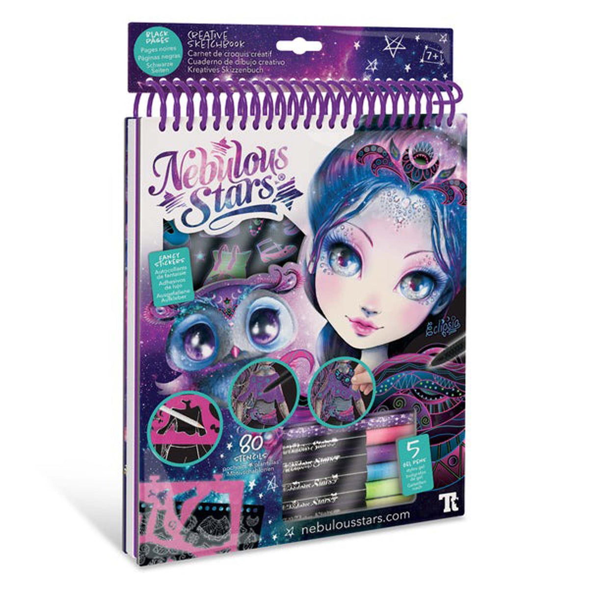 LES ÉDITIONS GLADIUS INT.INC. Toys & Games Nebulous Stars Eclipsia Creative Sketchbook, 1 Count 694704111218