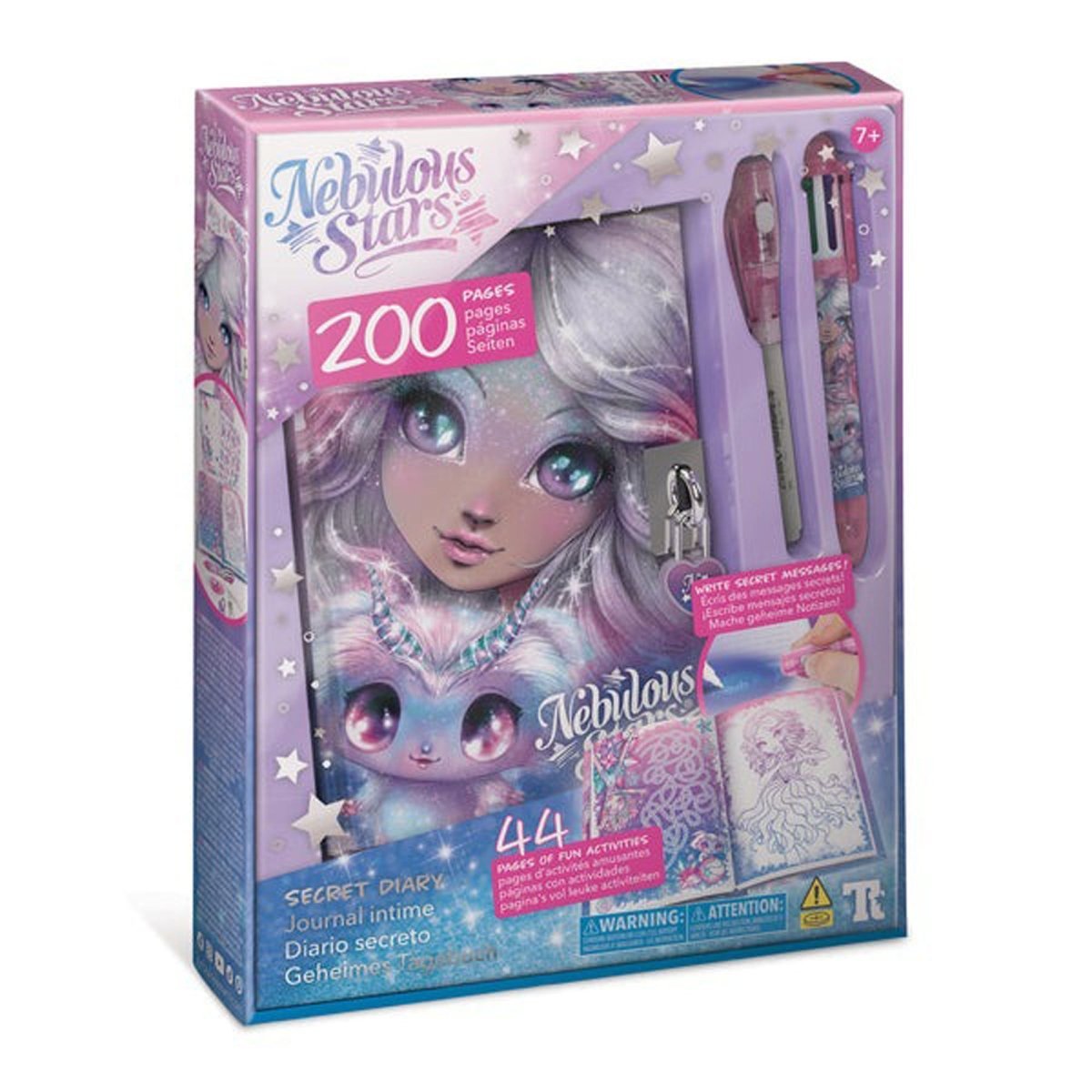 LES ÉDITIONS GLADIUS INT.INC. Toys & Games Nebulous Stars Estrelia Secret Diary, 1 Count 694704111454