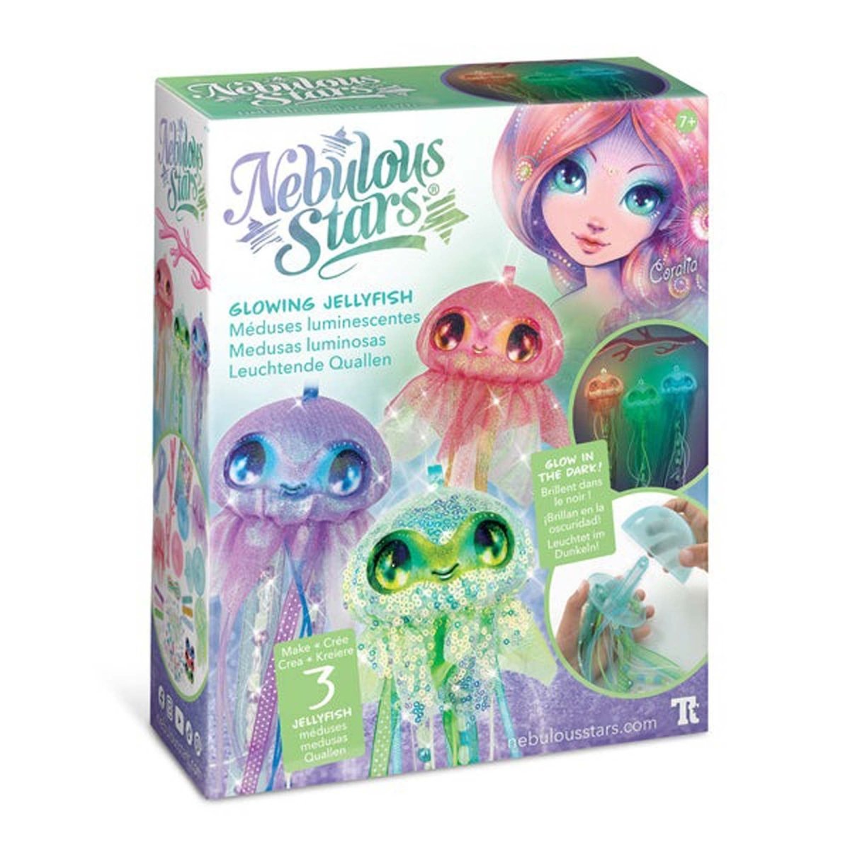LES ÉDITIONS GLADIUS INT.INC. Toys & Games Nebulous Stars Glowing Jellyfish, 3 Count 694704113069
