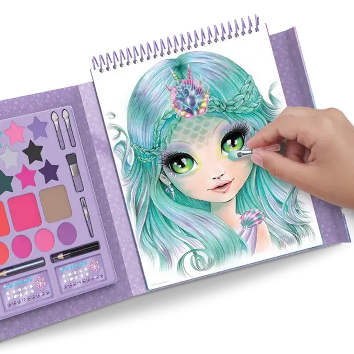 Nebulous Stars Glitter Fantasy Foil Art Kit - Mess Free Crafts For Girls Ages 7-8