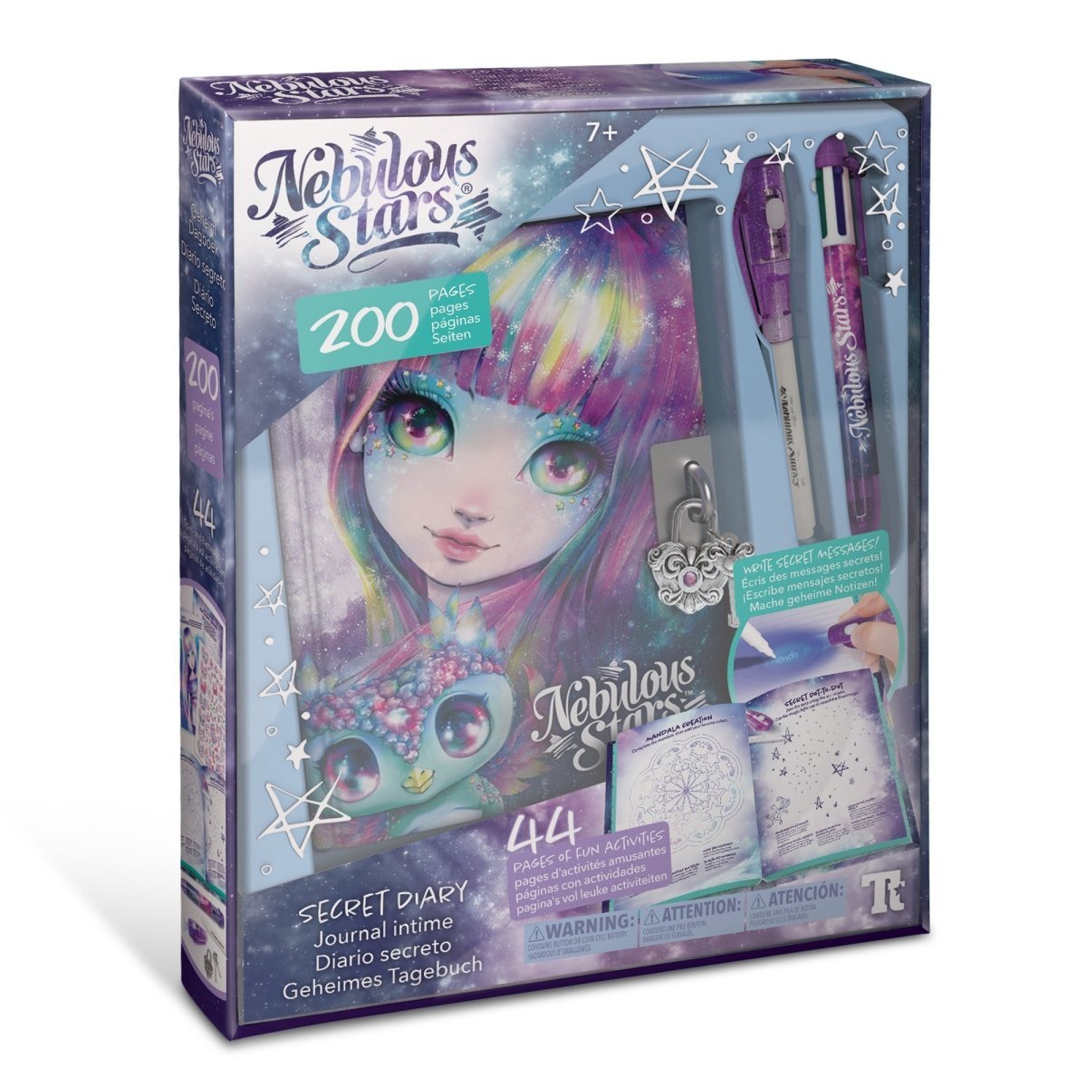 LES ÉDITIONS GLADIUS INT.INC. Toys & Games Nebulous Stars Secret Diary Kit, 1 Count