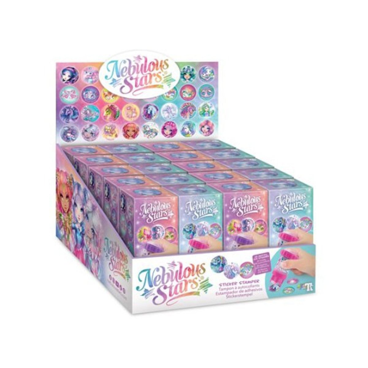 LES ÉDITIONS GLADIUS INT.INC. Toys & Games Nebulous Stars Sticker Tamper, Assortment, 1 Count 694704114684