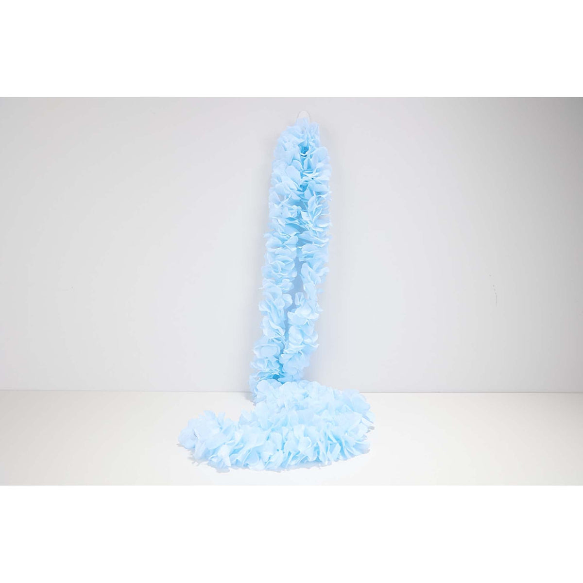 LIANGSHAN DAJON GIFTS & TOYS Theme Party Baby Blue Pastel Flower Garland, 7 Feet 601471393007