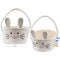LINK PRODUCT SOLUTIONS Easter Easter Bunny Face Woven Rope Basket, 1 Count 676844364655