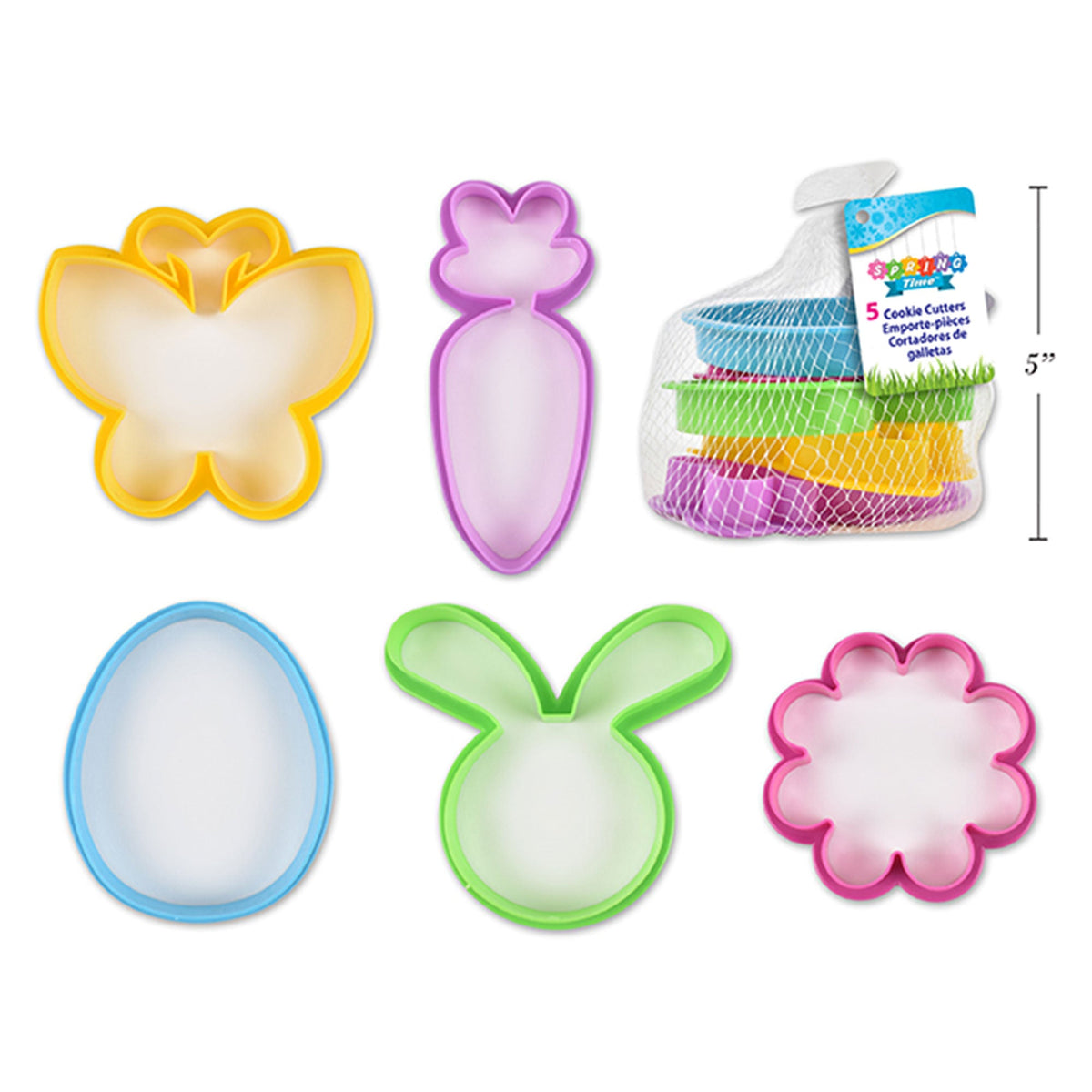 LINK PRODUCT SOLUTIONS Easter Easter Cookie Cutters, 5 Count 676844266263