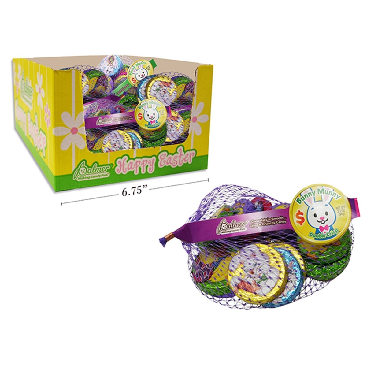 LINK PRODUCT SOLUTIONS Easter Easter Palmer Double Crip Chocolate Bunny Munny, 94g, 1 Count 041269197223