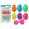 LINK PRODUCT SOLUTIONS Easter Neon Fillable Easter Eggs, 2.5 Inches, 12 Count 676844328633