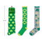 LINK PRODUCT SOLUTIONS St-Patrick St-Patrick's Day Shamrock Knee High Socks, Assortment, 1 Count 676844360626