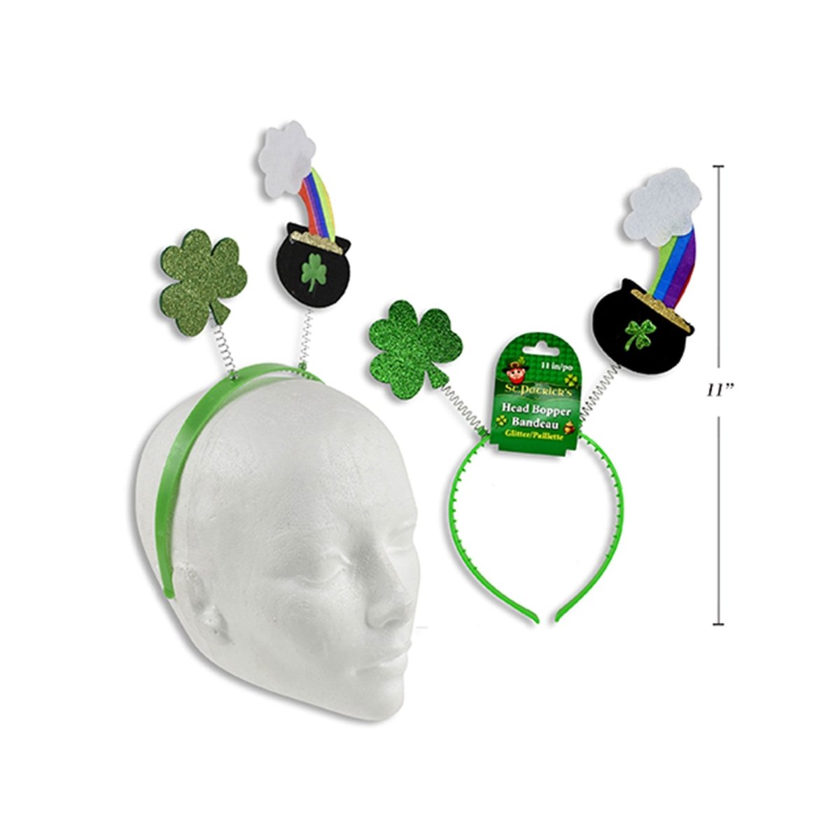 LINK PRODUCT SOLUTIONS St-Patrick St-Patrick's Pot of Gold Head Bopper, 1 Count 676844246081