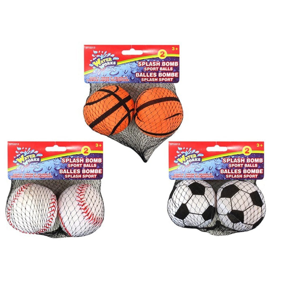 LINK PRODUCT SOLUTIONS Summer Splash Bomb Sport Balls, Assortment, 1 Count 676844122132