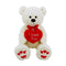 LINZY TOYS INC. Valentine's Day Valentine's Day Giant Teddy Bear Plush, Cream, 36 Inches, 1 Count