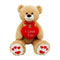 LINZY TOYS INC. Valentine's Day Valentine's Day Giant Teddy Bear Plush, Light Brown, 36 Inches, 1 Count