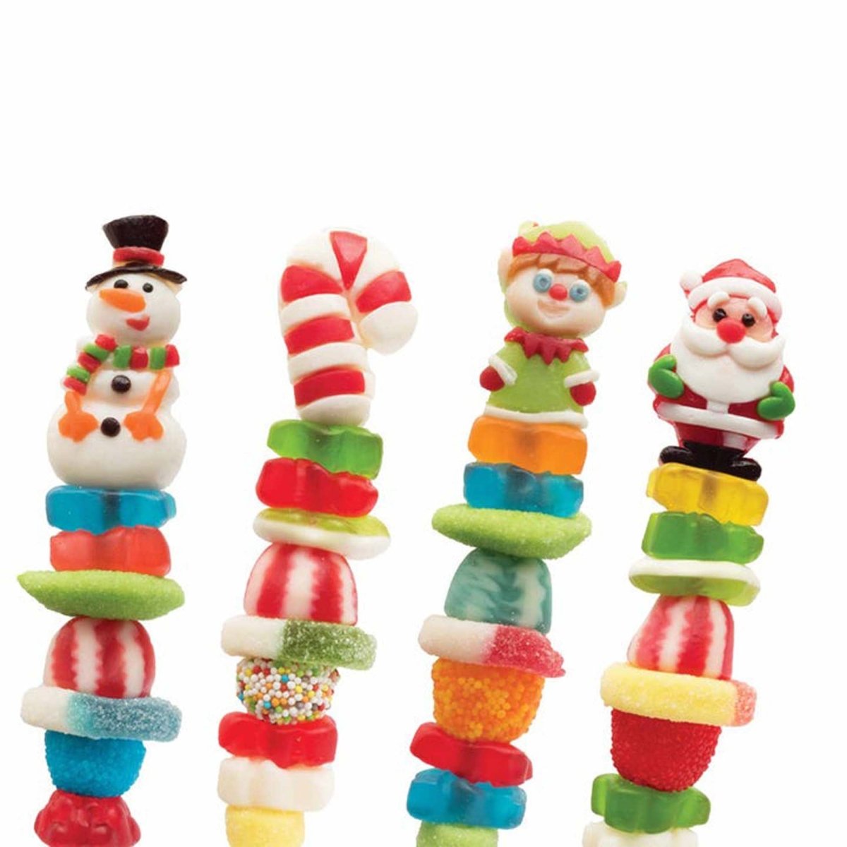 KandJu Christmas Candy Kabob, 50g, Assortment, 1 count Party Expert