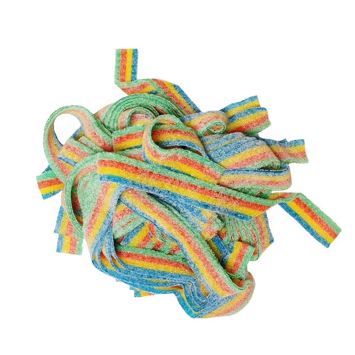 LUDIK Impulse Buying KandJu Sour Rainbow Belts Bag, 85g, 1 Count 809981099313