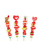 Ludik impulse buying KandJu Valentine Candy Kabob, 50g, Assortment, 1 Count 809981000906