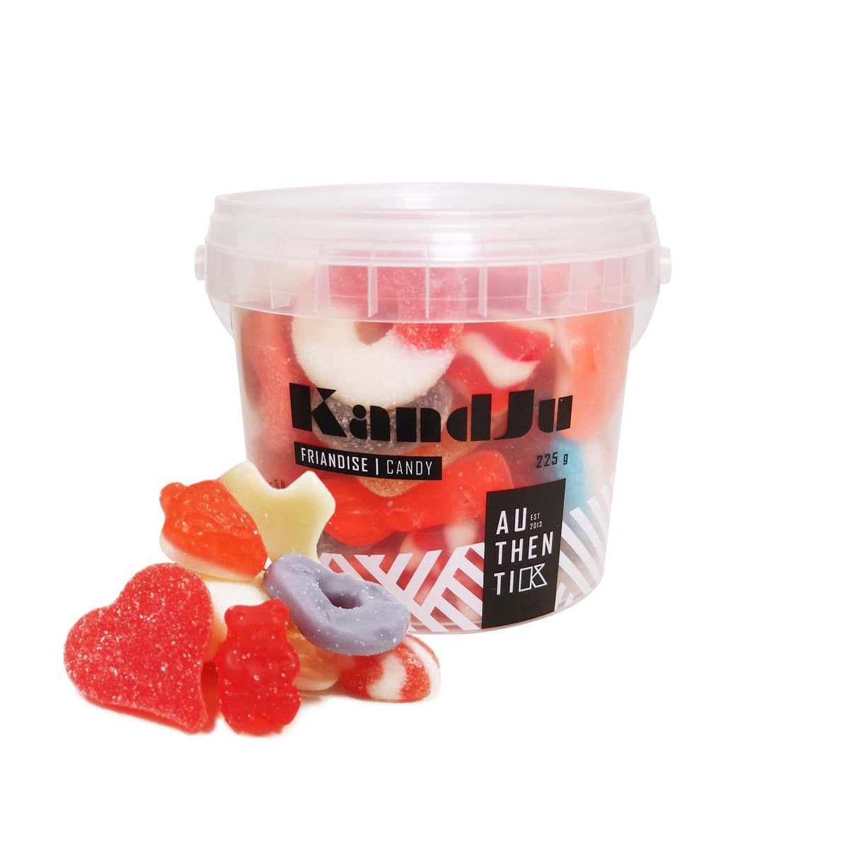 Ludik impulse buying KandJu Valentine Mix Candy Bucket, 225g, 1 Count 809981005581