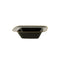 MADISON IMPORTS Disposable-Plasticware Black Premium Quality Square Bowls with Gold Rim, 12 Oz, 10 Count 775310991262