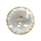 MADISON IMPORTS Disposable-Plasticware Clear Plear Premium Quality Large Plates with Gold Rim, 9 Inches, 10 Count 775310944558
