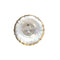 MADISON IMPORTS Disposable-Plasticware Clear Plear Premium Quality Small Plates with Gold Rim, 7 Inches, 10 Count 775310944541