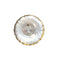 MADISON IMPORTS Disposable-Plasticware Clear Plear Premium Quality Small Plates with Gold Rim, 7 Inches, 10 Count 775310944541
