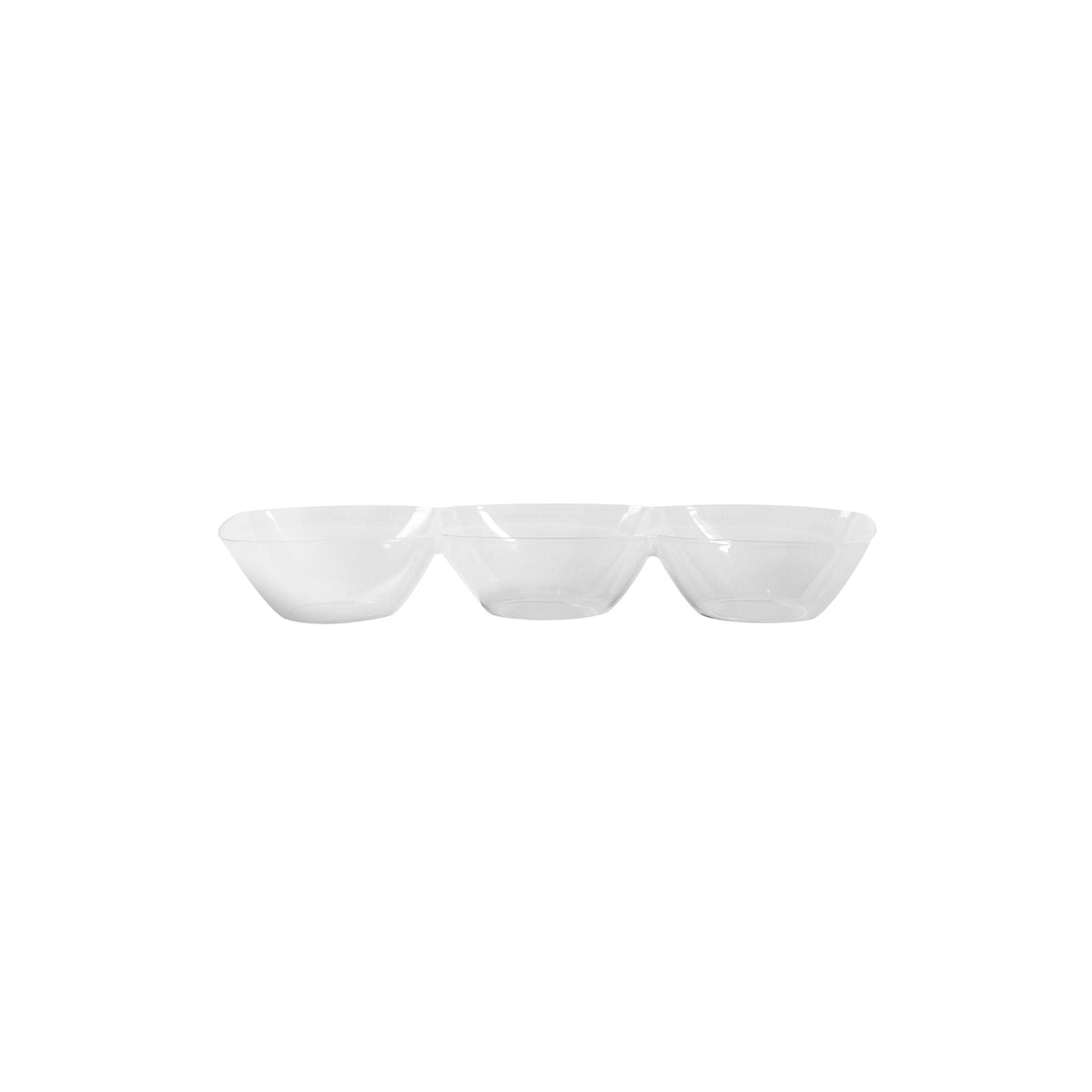 MADISON IMPORTS Disposable-Plasticware Premium Quality Clear Bowl Tray, 6 Count 775310477889