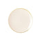MADISON IMPORTS Disposable-Plasticware Premium Quality Round Blush Pink Plates with Gold Rim, 7 Inches, 10 Count 775310998148