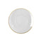 MADISON IMPORTS Disposable-Plasticware Premium Quality Round Clear Plates with Gold Rim, 7 Inches, 10 Count 775310996144