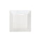 MADISON IMPORTS Disposable-Plasticware Square Serving Tray, White, 12 Inches, 1 Count 775310475748