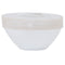 MADISON IMPORTS Disposable-Plasticware White Premium Quality Bowls with Gold Rim, 6 oz, 10 Count 775310994119
