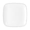 MADISON IMPORTS Disposable-Plasticware White Premium Quality Large Square Lunch Plates with Silver Rim, 9 Inches, 10 Count 775310991354