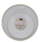 MADISON IMPORTS Disposable-Plasticware White Premium Quality Round Plastic Plates with Gold Rim Kit, 7 and 10 Inches, 30 Count 775310984189