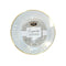 MADISON IMPORTS Disposable-Plasticware White Premium Quality Salad Bowl with Gold Rim, 24 Oz, 10 Count 775310992191