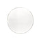 MADISON IMPORTS Disposable-Plasticware White Premium Quality Small Round Plates with Silver Rim, 7 Inches, 10 Count 775310995147