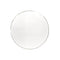 MADISON IMPORTS Disposable-Plasticware White Premium Quality Small Round Plates with Silver Rim, 7 Inches, 10 Count 775310995147