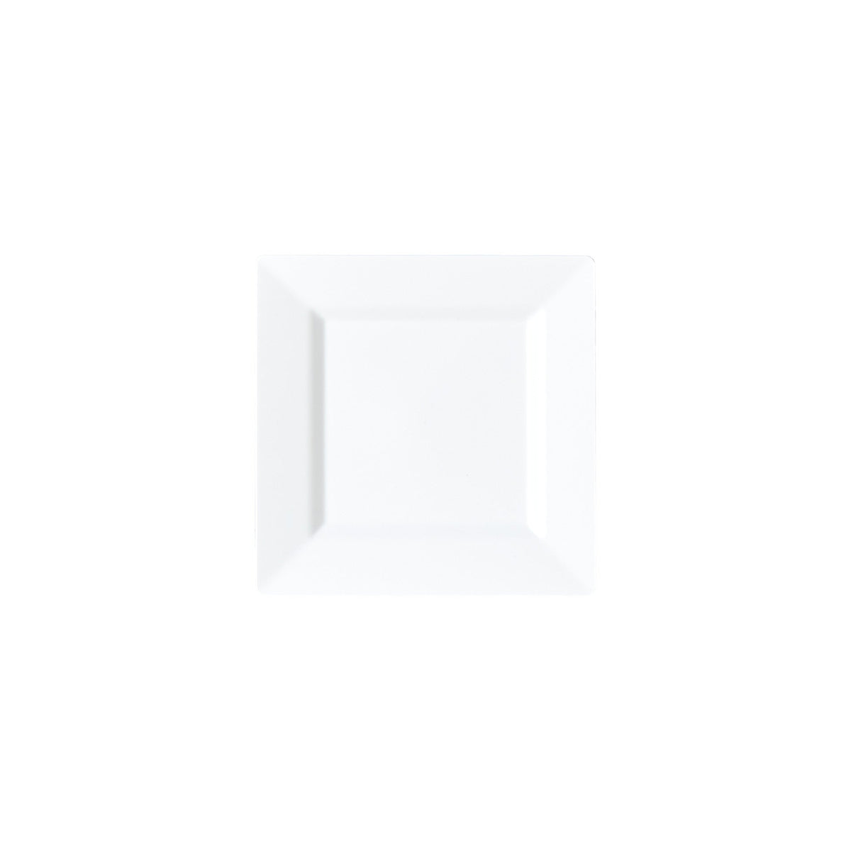 MADISON IMPORTS Disposable-Plasticware White Premium Quality Small Square Plates, 4.5 Inches, 10 Count 775310477490