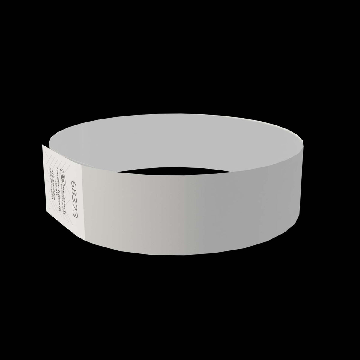 MEDTECH WRISTBANDS Party Supplies Wristband  Supertek 3/4 in. 250/pkg - Silver 834350002045
