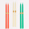 MERI MERI Christmas Christmas Star Taper Candles, 11 Inches, 6 Count 636997293097