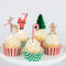 MERI MERI Christmas Jolly Christmas Cupcake Kit, 24 Count 636997282435