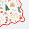 MERI MERI Christmas Jolly Christmas Large Lunch Napkins, 16 Count 636997283449