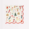 MERI MERI Christmas Jolly Christmas Large Lunch Napkins, 16 Count 636997283449