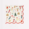 MERI MERI Christmas Jolly Christmas Large Lunch Napkins, 16 Count 636997283449