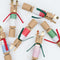 MERI MERI Christmas Jolly Christmas Reindeer Crackers, 6 Count 636997292281