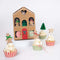 MERI MERI Christmas Sweet Gingerbread Cupcake Kit, 24 Count 636997293844