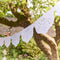 MERI MERI Decorations Broderie Anglaise Pennant Banner, 156 Inches, 1 Count 636997298030
