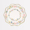 Meri Meri Everyday Entertaining Elegant Flowers Large Lunch Paper Plates, 8.5 Inches, 8 Count 636997285757