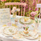 Meri Meri Everyday Entertaining Elegant Flowers Large Lunch Paper Plates, 8.5 Inches, 8 Count 636997285757