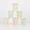 Meri Meri Everyday Entertaining Floral Party Paper Cups, 9 Oz, 8 Count