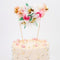 Meri Meri Everyday Entertaining Flower Bouquet Cake Topper, 1 Count